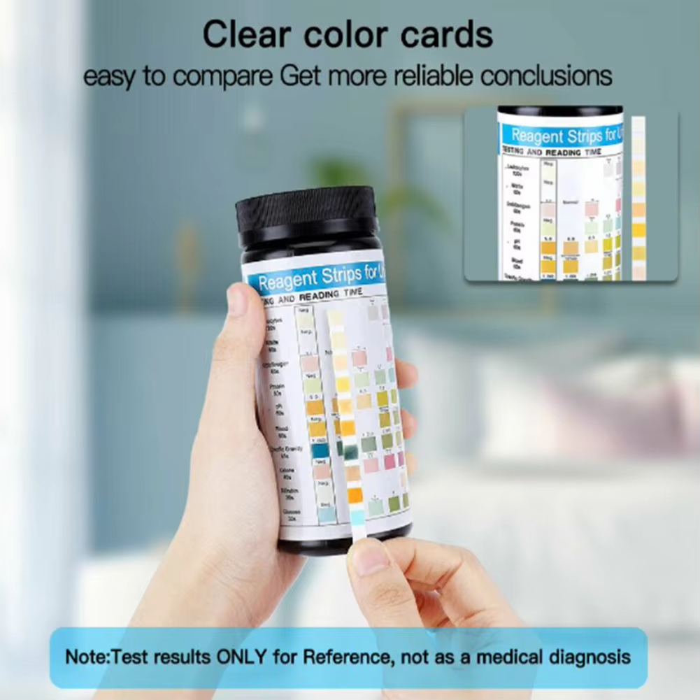 100 Strips URS-10T Urine Test  - đánh giá và giá Urinalysis Reagent Strip