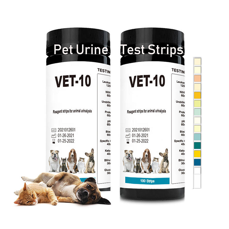 100PCS 10-Parameter Cat & Dog  - đánh giá và giá Urinalysis Reagent Strip