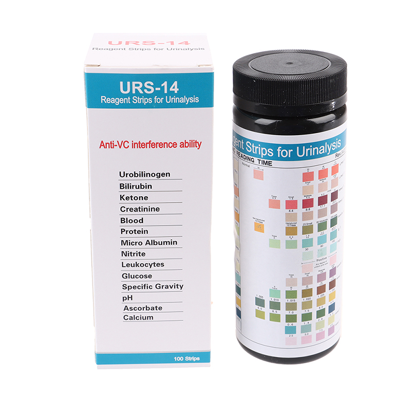 URS-14 100strips Urinalysis Re - đánh giá và giá Urinalysis Reagent Strip