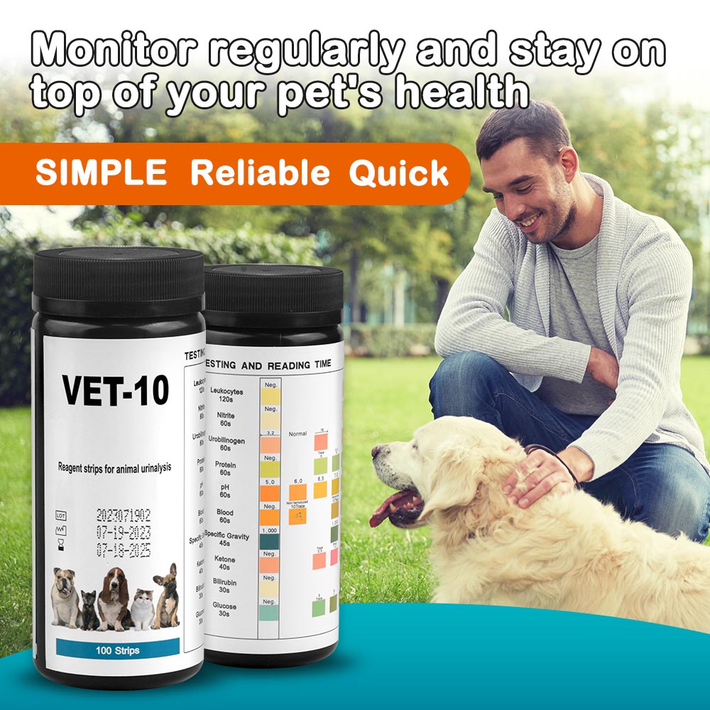 10-Parameter Cat & Dog Urine T - đánh giá và giá Urinalysis Reagent Strip