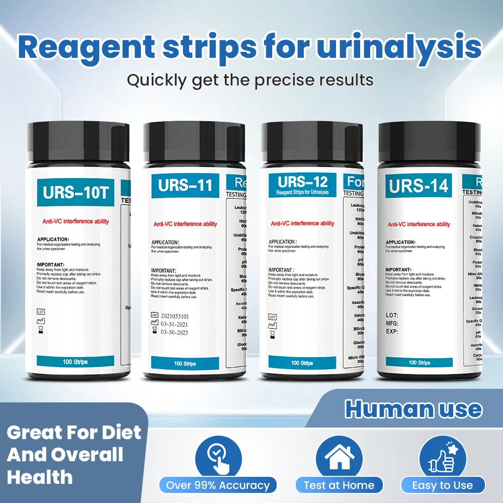 Veterinary Human 10/11/12/14 P - đánh giá và giá Urinalysis Reagent Strip
