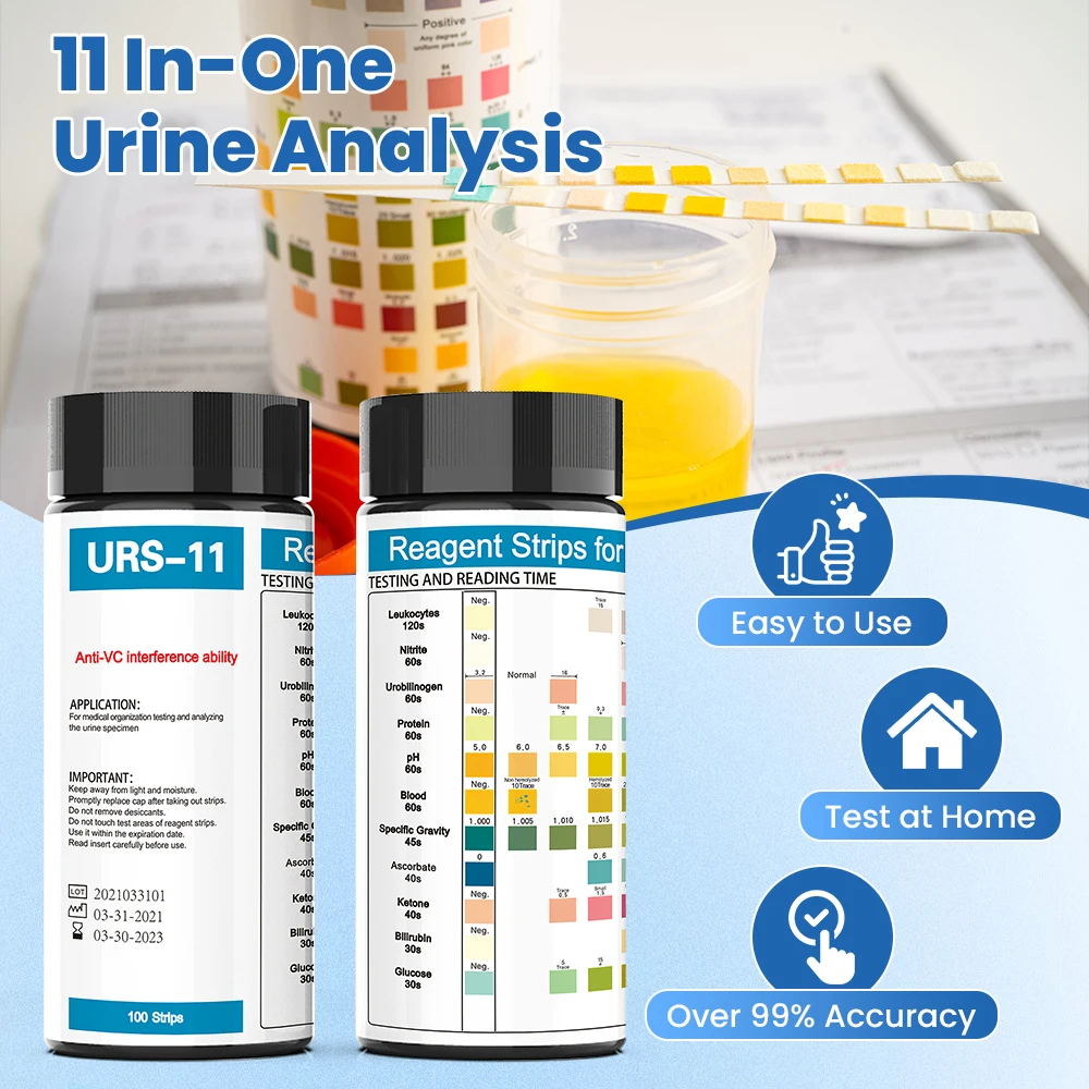Veterinary Human 10/11/12/14 P - đánh giá và giá Urinalysis Reagent Strip