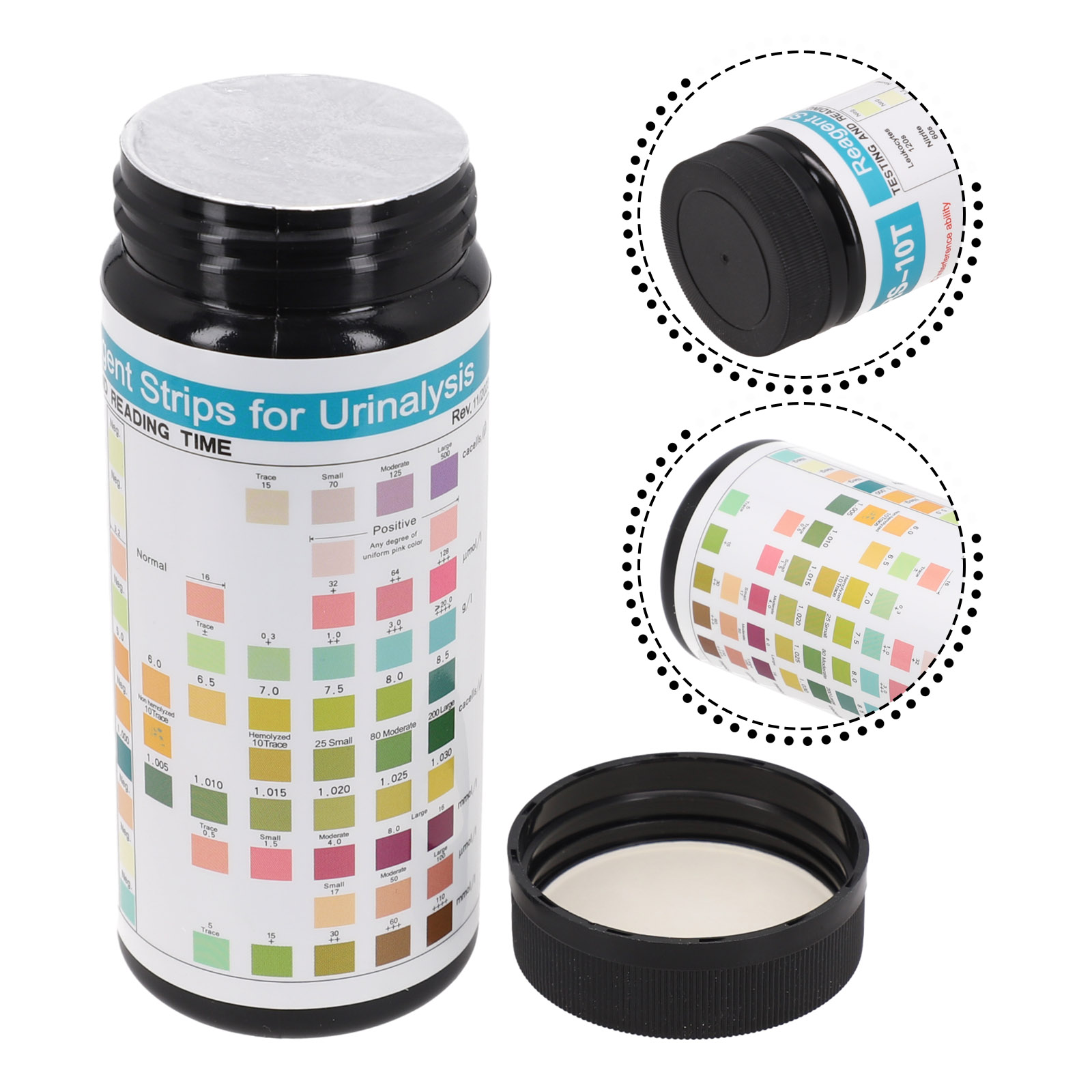 100 Strips URS-10T Reagent Uri - đánh giá và giá Urinalysis Reagent Strip